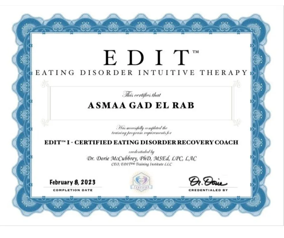 EDIT™ Level I — Certified Eating Disorder Recovery Coach