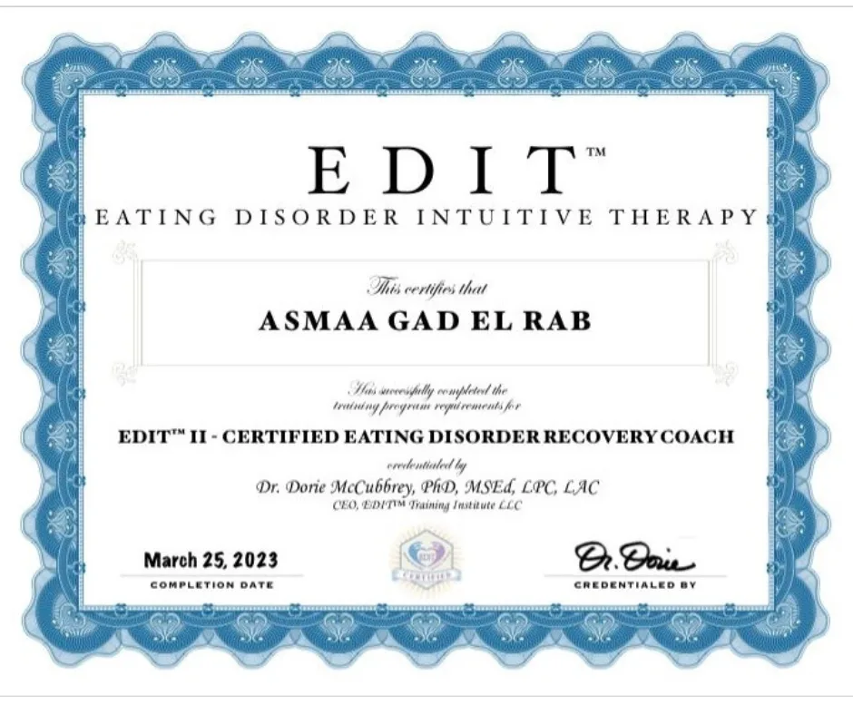EDIT™ Level II — Certified Eating Disorder Recovery Coach